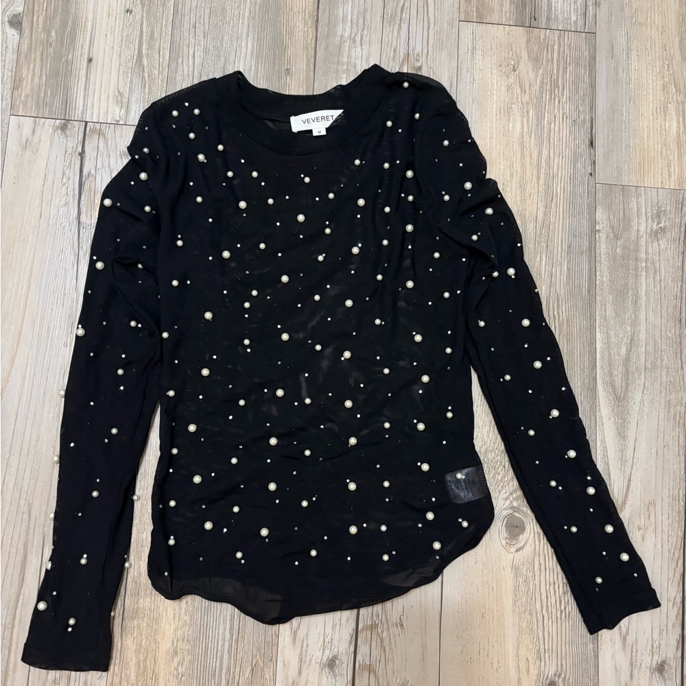 Sheer Pearl Long Sleeve